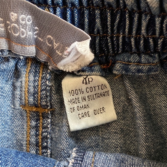 Vintage Button Denim Mini Skirt - Picture 4 of 4